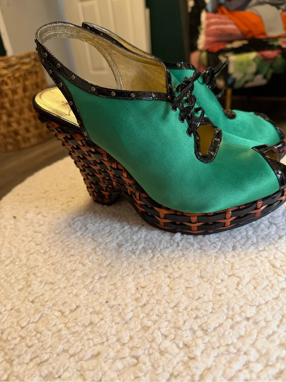 Le Due by Due Farina Green Platform